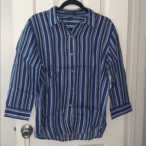 Ralph Lauren Women’s Blue Striped Shirt